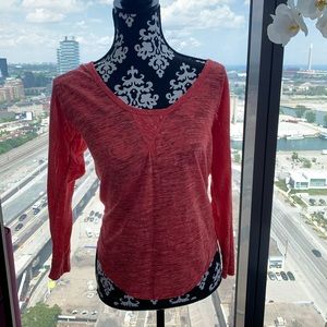 Salmon colour long sleeve shirt